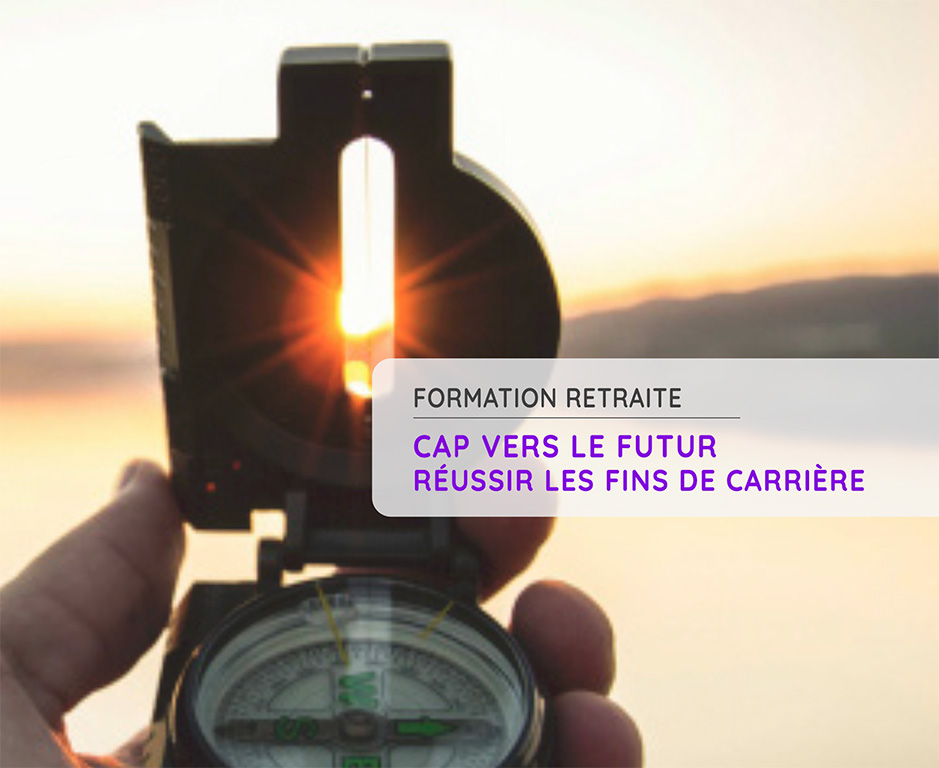 Photo d'une boussole vers le soleil, qui illustre la formation retraite Cap Vers le Futur, une formation innovante imaginée par Eclipse Coaching et NB Consulting