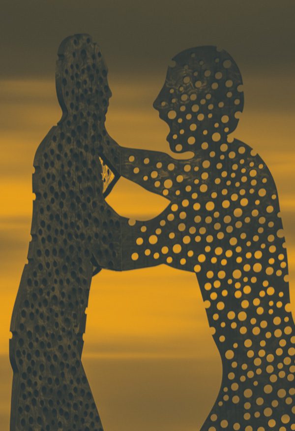 jambes d'une femme en jean